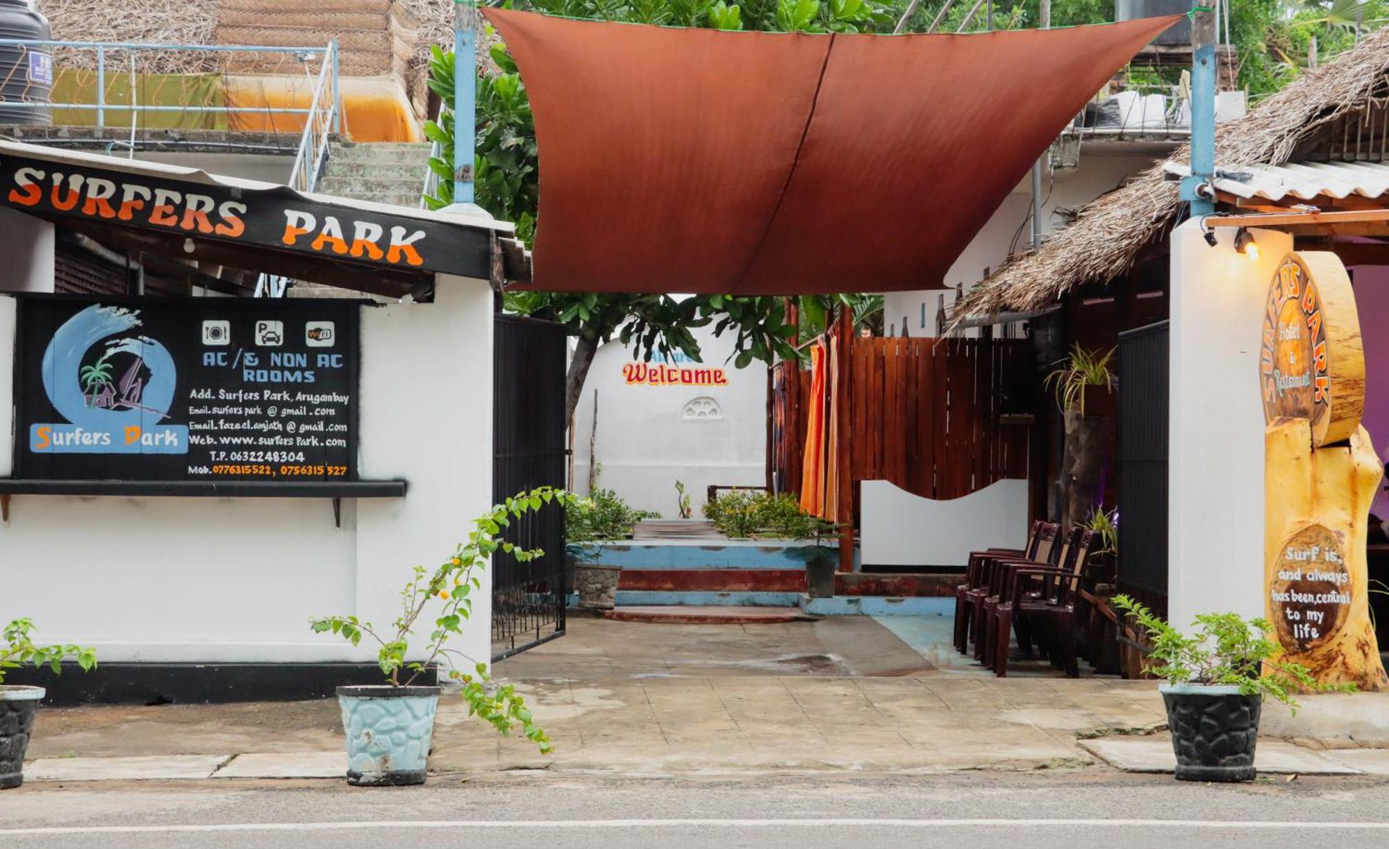 Surfers Park Arugambay Bed & Breakfast Arugam Bay Bagian luar foto
