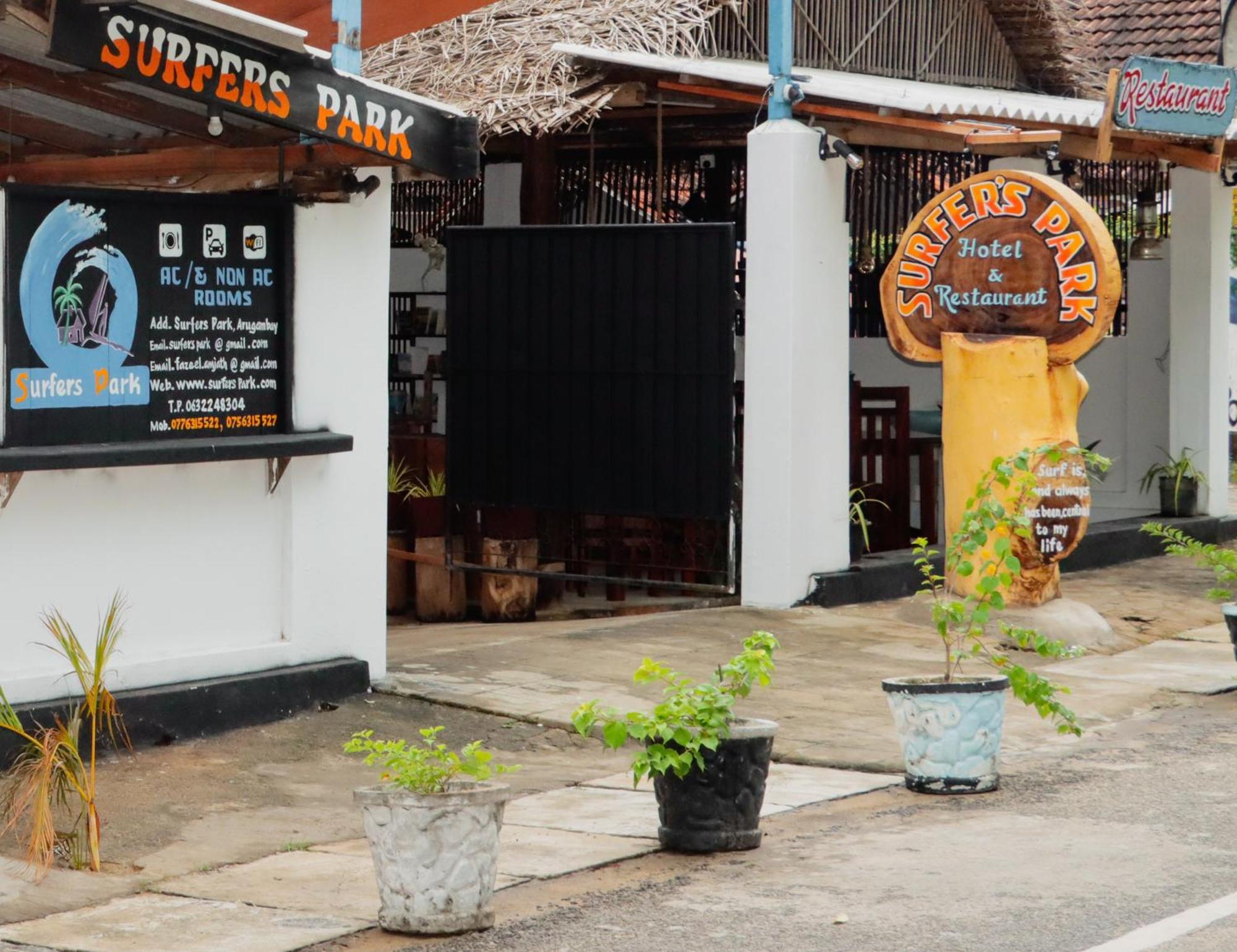 Surfers Park Arugambay Bed & Breakfast Arugam Bay Bagian luar foto